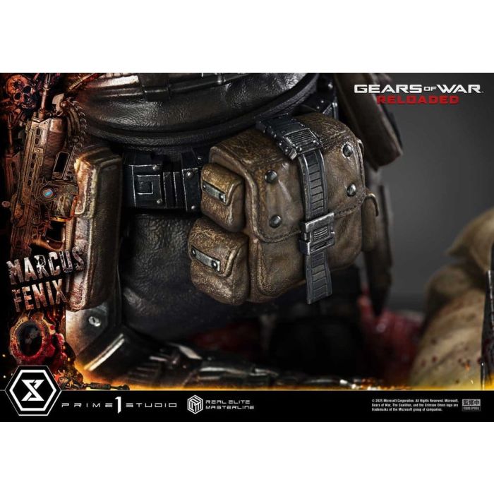 Gears of War: Reloaded Real Elite Masterline Series Statue 1/3 Marcus Fenix Ultimate Version 97 cm