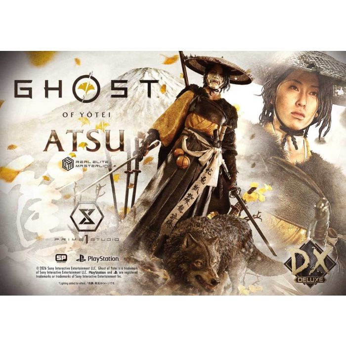 Ghost of Yotei Real Elite Masterline Statue 1/4 Atsu Deluxe Version 59 cm