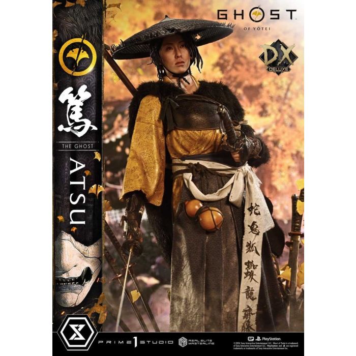 Ghost of Yotei Real Elite Masterline Statue 1/4 Atsu Deluxe Version 59 cm