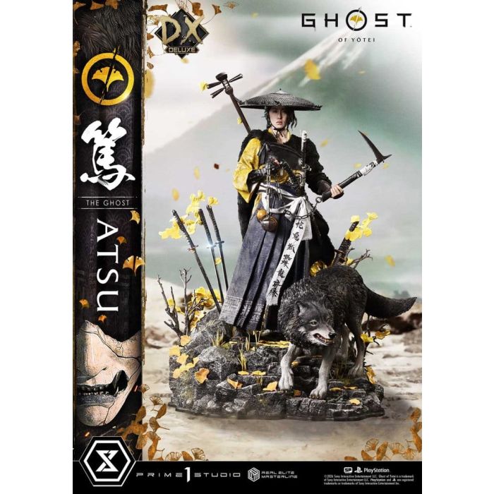 Ghost of Yotei Real Elite Masterline Statue 1/4 Atsu DX Bonus Version 59 cm
