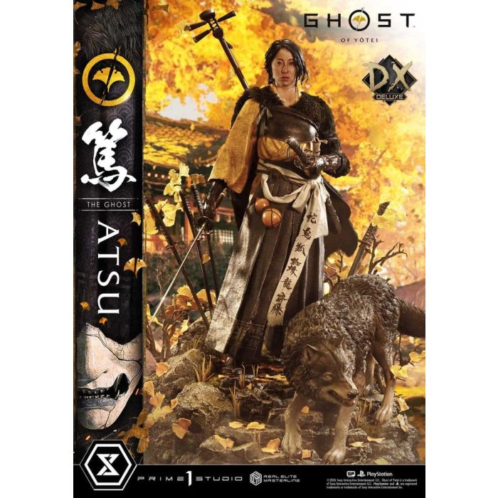 Ghost of Yotei Real Elite Masterline Statue 1/4 Atsu DX Bonus Version 59 cm