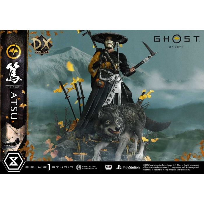 Ghost of Yotei Real Elite Masterline Statue 1/4 Atsu DX Bonus Version 59 cm