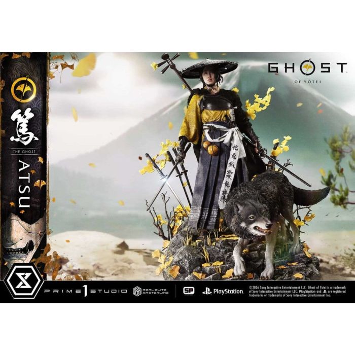 Ghost of Yotei Real Elite Masterline Statue 1/4 Atsu DX Bonus Version 59 cm