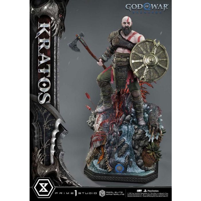 God of War: Ragnarok Real Elite Masterline Series Statue 1/3 Kratos Ultimate Version 95 cm                