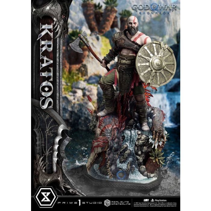 God of War: Ragnarok Real Elite Masterline Series Statue 1/3 Kratos Ultimate Version 95 cm                