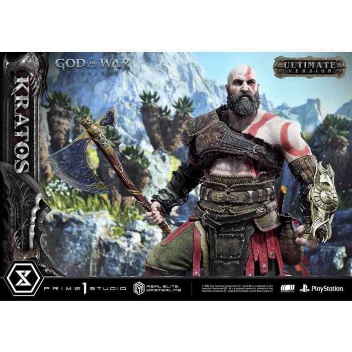 God of War: Ragnarok Real Elite Masterline Series Statue 1/3 Kratos Ultimate Version 95 cm                