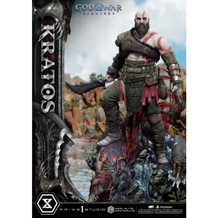 God of War: Ragnarok Real Elite Masterline Series Statue 1/3 Kratos Ultimate Version 95 cm                