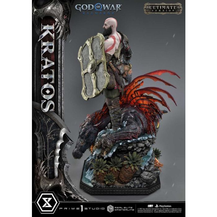 God of War: Ragnarok Real Elite Masterline Series Statue 1/3 Kratos Ultimate Version 95 cm                