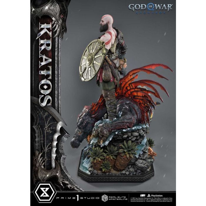 God of War: Ragnarok Real Elite Masterline Series Statue 1/3 Kratos Ultimate Version 95 cm                