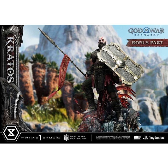 God of War: Ragnarok Real Elite Masterline Series Statue 1/3 Kratos Ultimate Bonus Version 95 cm                
