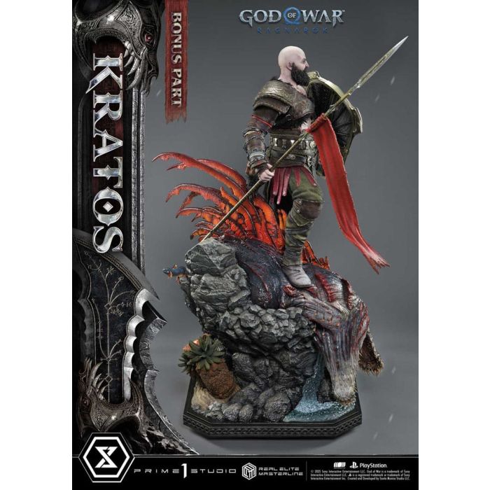 God of War: Ragnarok Real Elite Masterline Series Statue 1/3 Kratos Ultimate Bonus Version 95 cm                