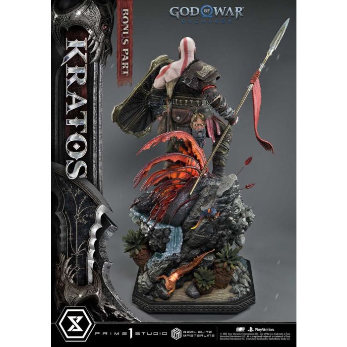 God of War: Ragnarok Real Elite Masterline Series Statue 1/3 Kratos Ultimate Bonus Version 95 cm                