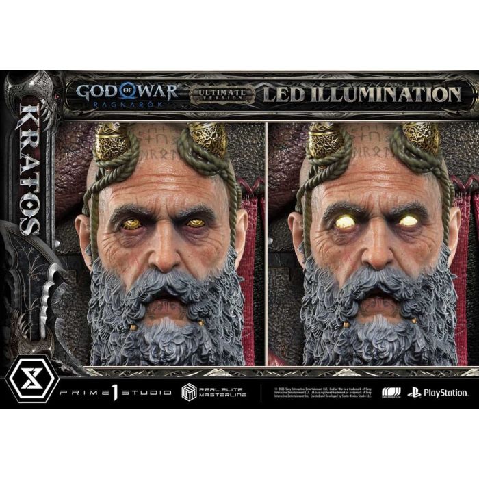 God of War: Ragnarok Real Elite Masterline Series Statue 1/3 Kratos Ultimate Bonus Version 95 cm                