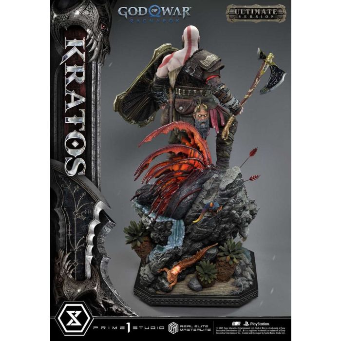 God of War: Ragnarok Real Elite Masterline Series Statue 1/3 Kratos Ultimate Bonus Version 95 cm                