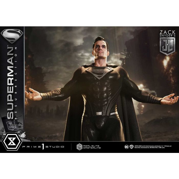 Zack Snyder's Justice League Real Elite Masterline Series Statue 1/3 Superman Resurrection Deluxe Ver. 95 cm               