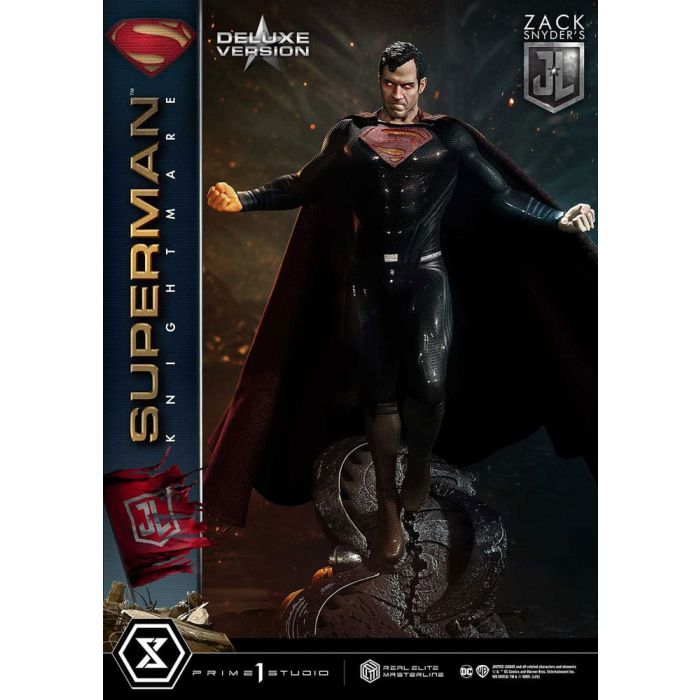 Zack Snyder's Justice League Real Elite Masterline Series Statue 1/3 Superman Knightmare Color Edition Deluxe Ver. 95 cm