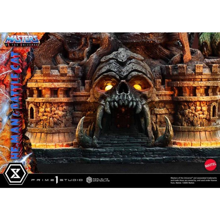Masters of the Universe Real Elite Masterline Series Statue 1/4 He-Man & Battle Cat 86 cm