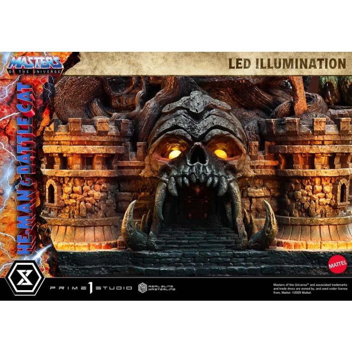 Masters of the Universe Real Elite Masterline Series Statue 1/4 He-Man & Battle Cat Ultimate Version 86 cm