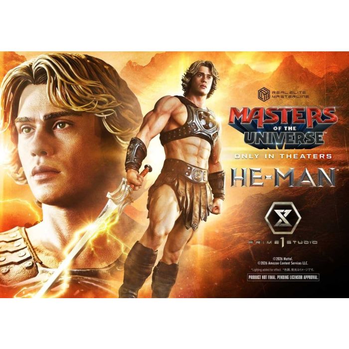 Masters of the Universe (2026 Film) Real Elite Masterline Series Statue 1/3 He-Man 93 cm