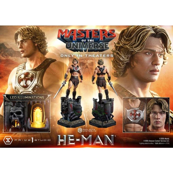 Masters of the Universe (2026 Film) Real Elite Masterline Series Statue 1/3 He-Man 93 cm