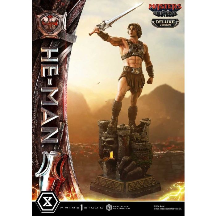 Masters of the Universe (2026 Film) Real Elite Masterline Series Statue 1/3 He-Man Deluxe Version 117 cm