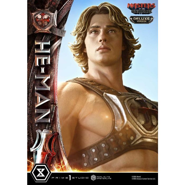 Masters of the Universe (2026 Film) Real Elite Masterline Series Statue 1/3 He-Man Deluxe Version 117 cm