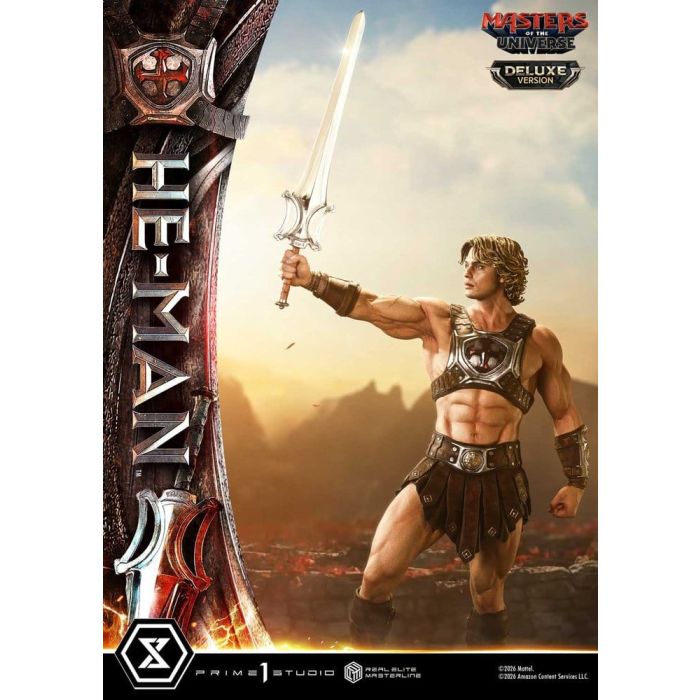 Masters of the Universe (2026 Film) Real Elite Masterline Series Statue 1/3 He-Man Deluxe Version 117 cm