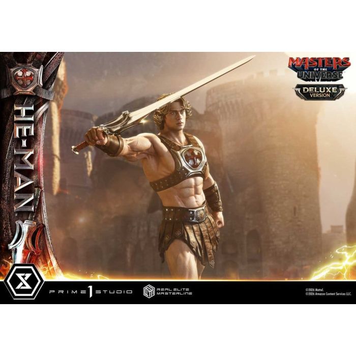 Masters of the Universe (2026 Film) Real Elite Masterline Series Statue 1/3 He-Man Deluxe Version 117 cm