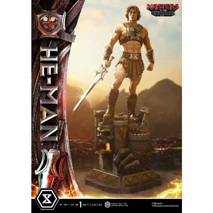 Masters of the Universe (2026 Film) Real Elite Masterline Series Statue 1/3 He-Man Deluxe Version 117 cm