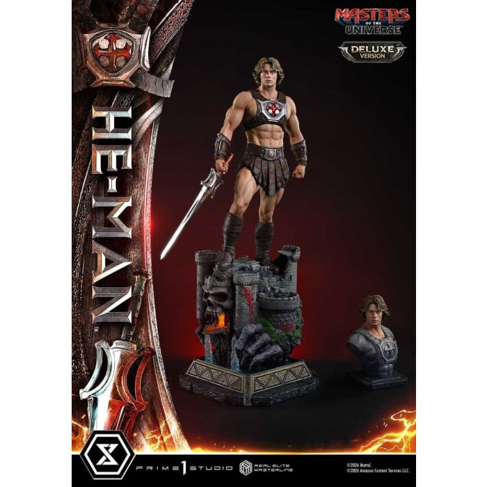 Masters of the Universe (2026 Film) Real Elite Masterline Series Statue 1/3 He-Man Deluxe Version 117 cm