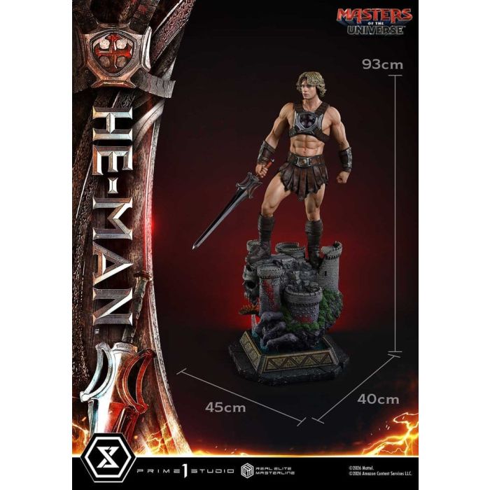 Masters of the Universe (2026 Film) Real Elite Masterline Series Statue 1/3 He-Man Deluxe Version 117 cm