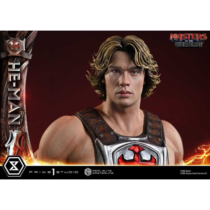 Masters of the Universe (2026 Film) Real Elite Masterline Series Statue 1/3 He-Man Deluxe Version 117 cm