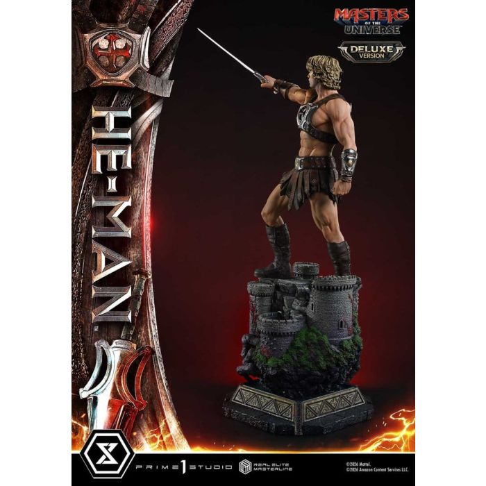 Masters of the Universe (2026 Film) Real Elite Masterline Series Statue 1/3 He-Man Deluxe Version 117 cm
