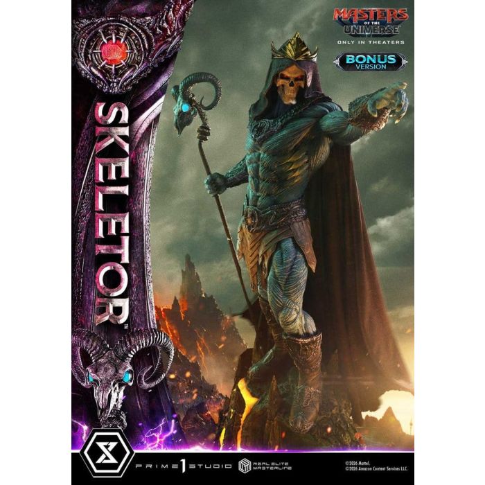 Masters of the Universe (2026 Film) Real Elite Masterline Series Statue 1/3 Skeletor Bonus Version 96 cm