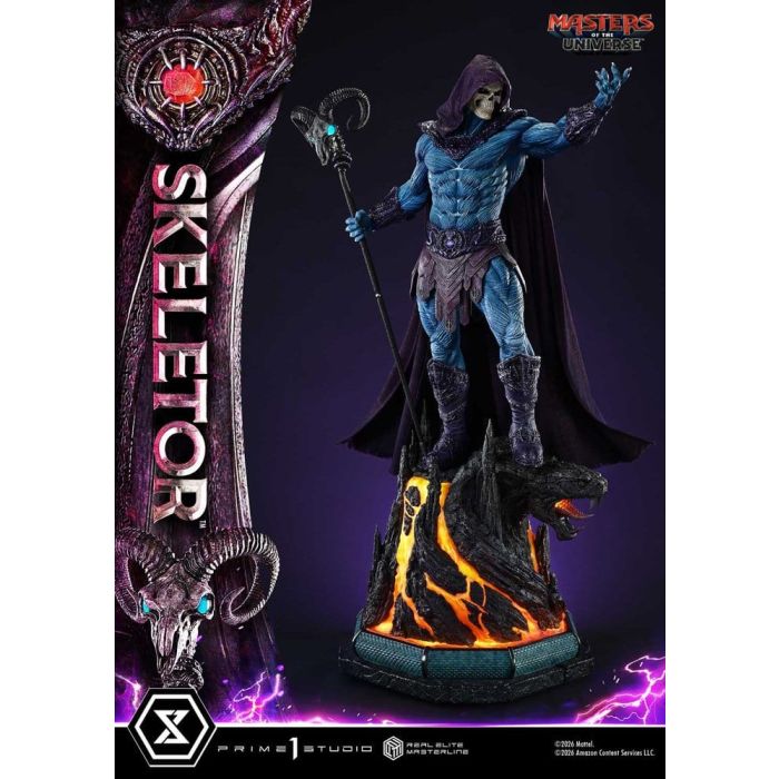 Masters of the Universe (2026 Film) Real Elite Masterline Series Statue 1/3 Skeletor Bonus Version 96 cm