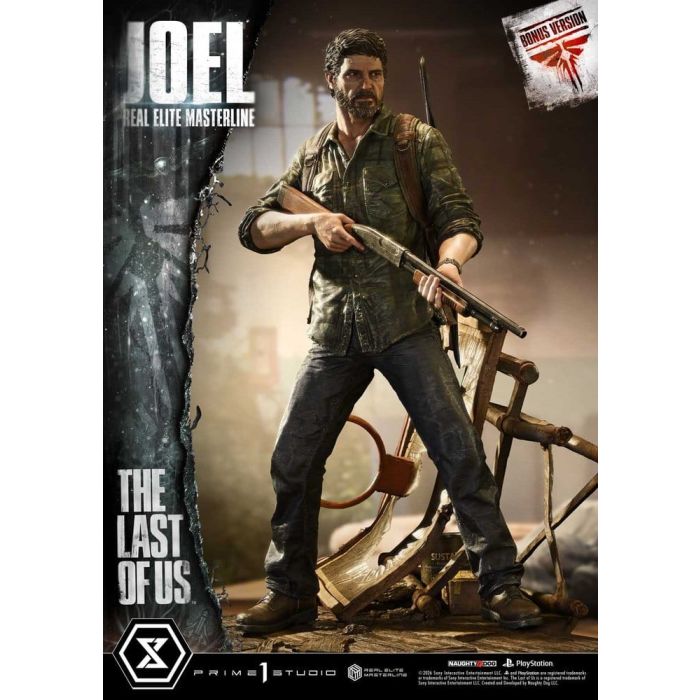The Last of Us (Part I) Real Elite Masterline Statue 1/4 Joel Bonus Version 52 cm