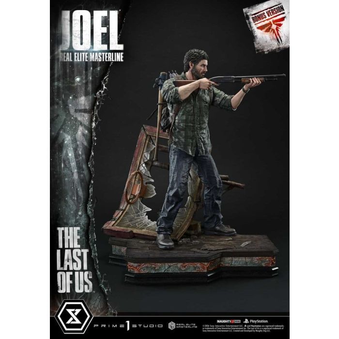The Last of Us (Part I) Real Elite Masterline Statue 1/4 Joel Bonus Version 52 cm