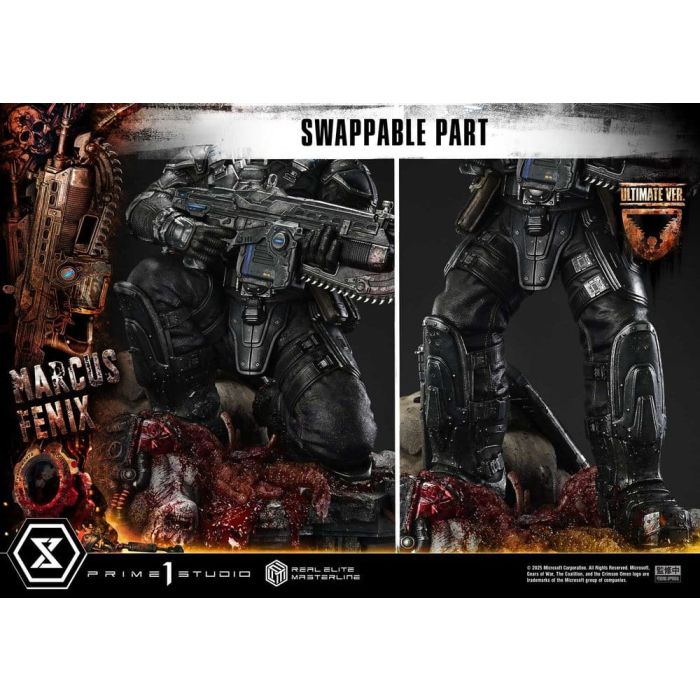 Gears of War: Reloaded Real Elite Masterline Series Statue 1/3 Marcus Fenix Ultimate Version 97 cm