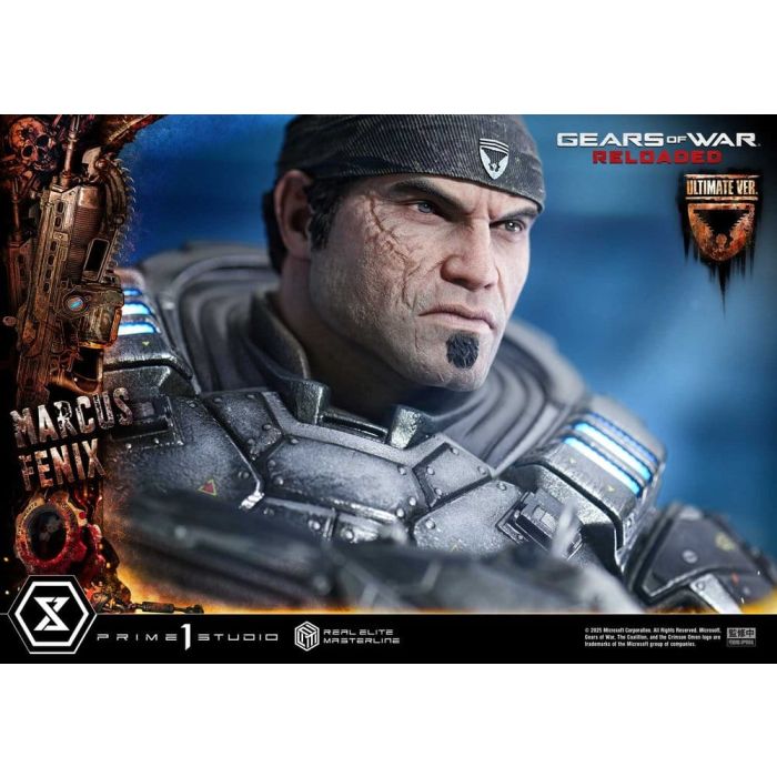 Gears of War: Reloaded Real Elite Masterline Series Statue 1/3 Marcus Fenix Ultimate Version 97 cm