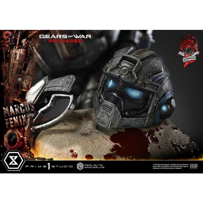 Gears of War: Reloaded Real Elite Masterline Series Statue 1/3 Marcus Fenix Ultimate Bonus Version 97 cm 