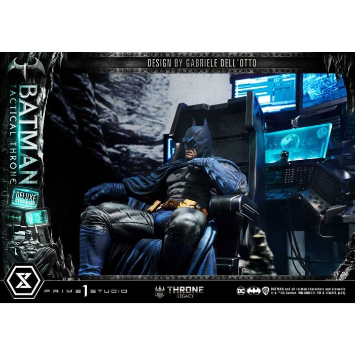 DC Comics Throne Legacy Collection Statue 1/3 Batman Tactical Throne Deluxe Version 57 cm