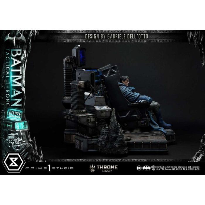 DC Comics Throne Legacy Collection Statue 1/3 Batman Tactical Throne Deluxe Version 57 cm