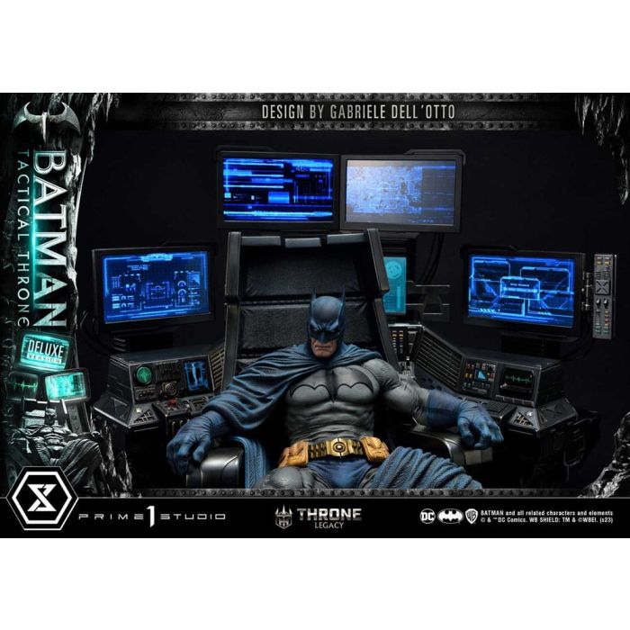 DC Comics Throne Legacy Collection Statue 1/3 Batman Tactical Throne Deluxe Version 57 cm