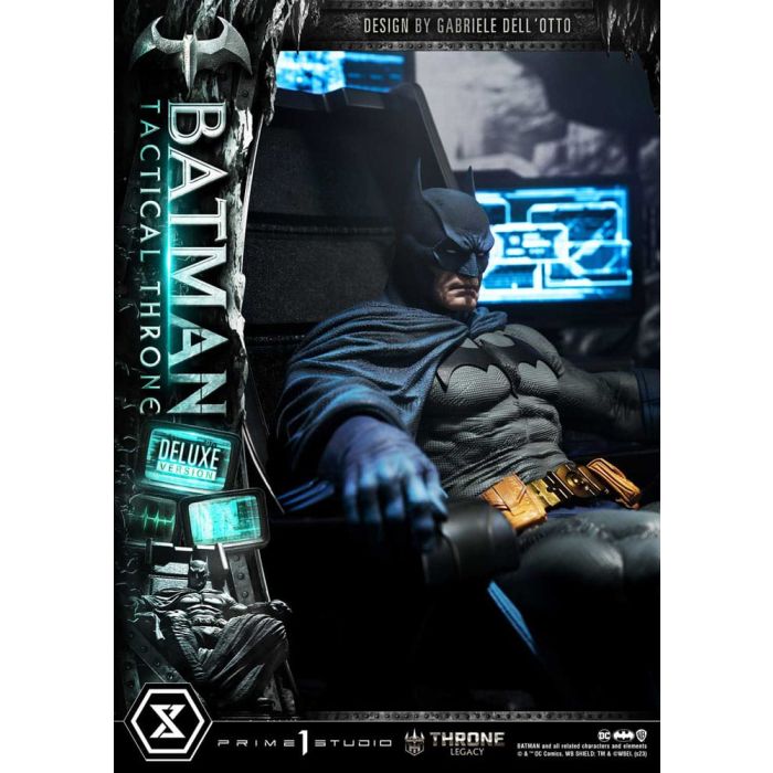 DC Comics Throne Legacy Collection Statue 1/3 Batman Tactical Throne Deluxe Version 57 cm