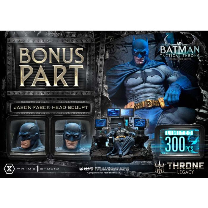 DC Comics Throne Legacy Collection Statue 1/3 Batman Tactical Throne Deluxe Bonus Version 57 cm