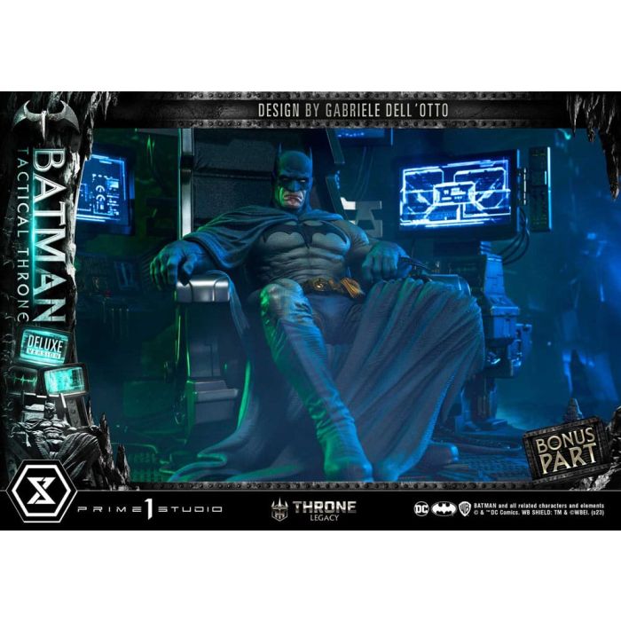 DC Comics Throne Legacy Collection Statue 1/3 Batman Tactical Throne Deluxe Bonus Version 57 cm