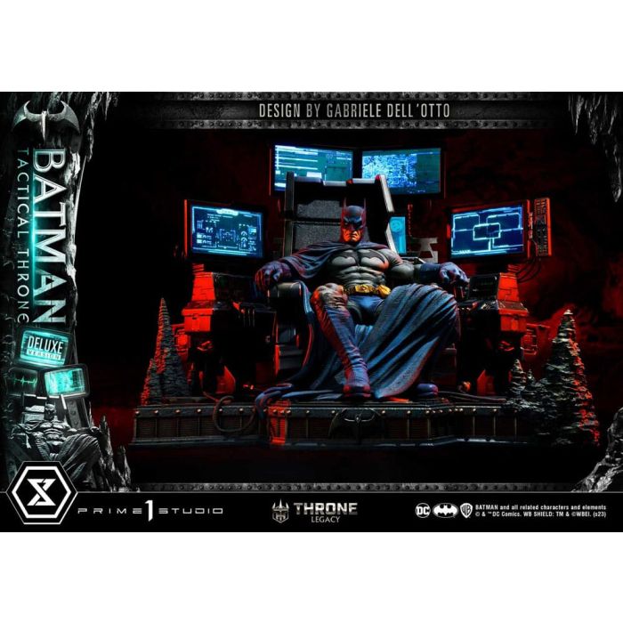 DC Comics Throne Legacy Collection Statue 1/3 Batman Tactical Throne Deluxe Bonus Version 57 cm