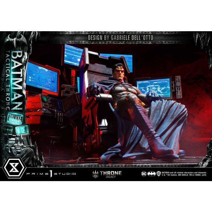 DC Comics Throne Legacy Collection Statue 1/3 Batman Tactical Throne Deluxe Bonus Version 57 cm