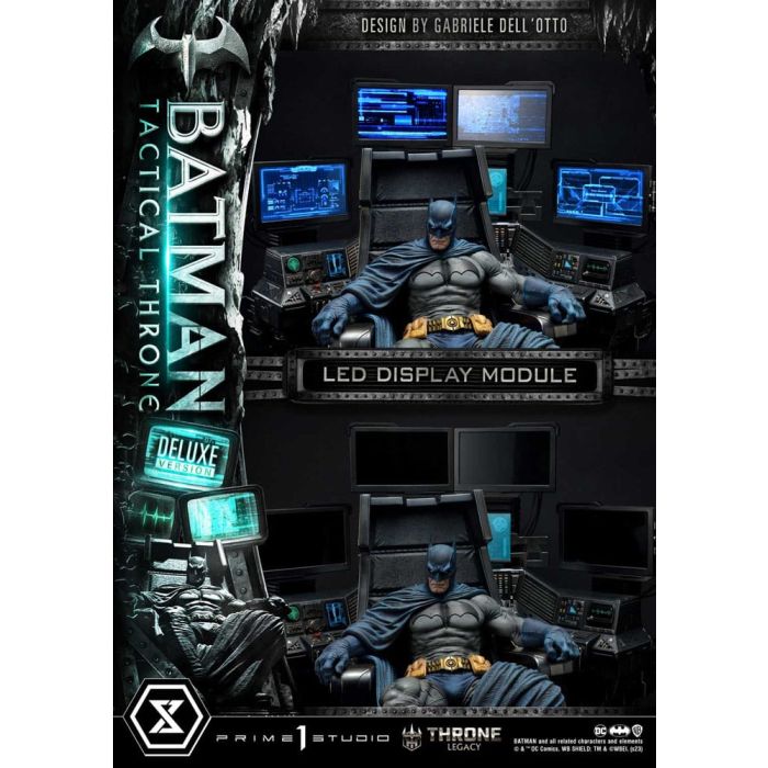 DC Comics Throne Legacy Collection Statue 1/3 Batman Tactical Throne Deluxe Bonus Version 57 cm