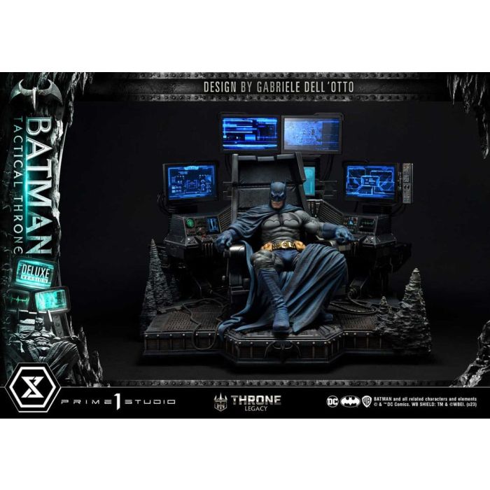 DC Comics Throne Legacy Collection Statue 1/3 Batman Tactical Throne Deluxe Bonus Version 57 cm